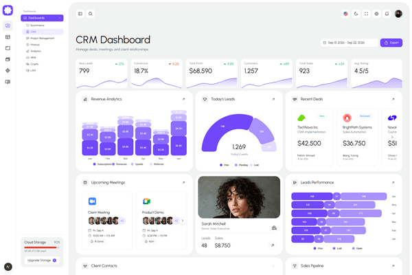 CRM demo preview