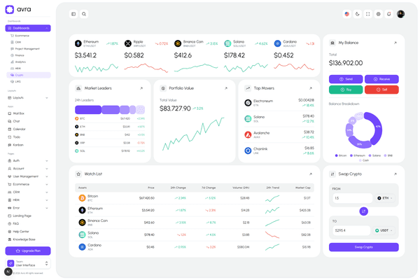 Crypto demo preview