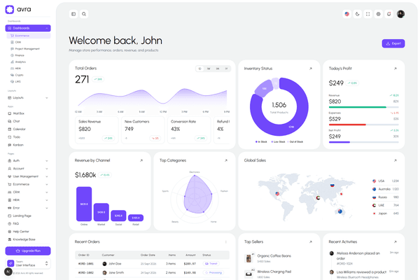 E-commerce demo preview